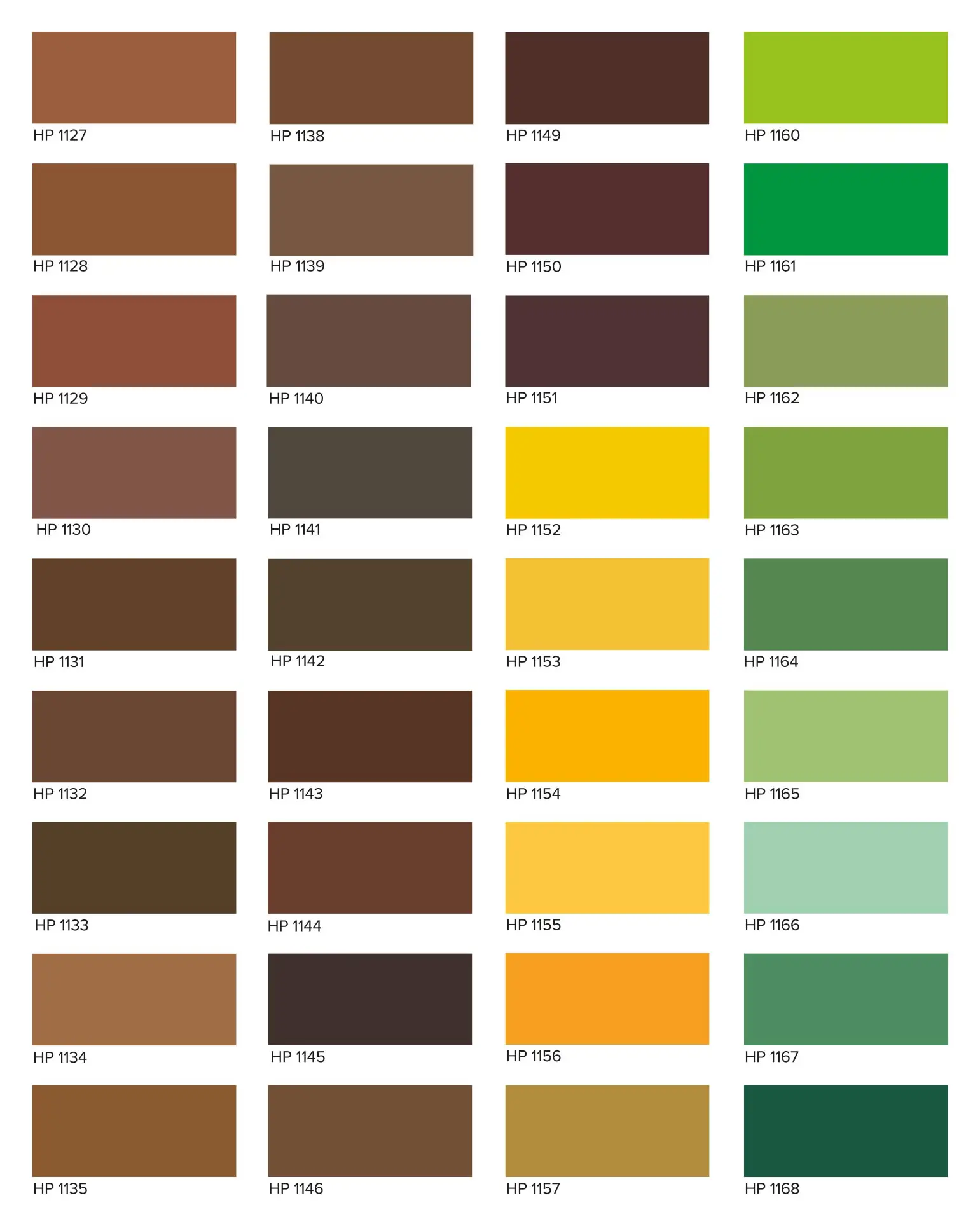 HP FColours Fenice - Tabella colore 4